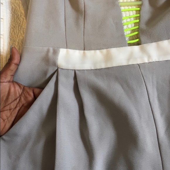 Gray and Lime green jumper - Picture 3 of 6